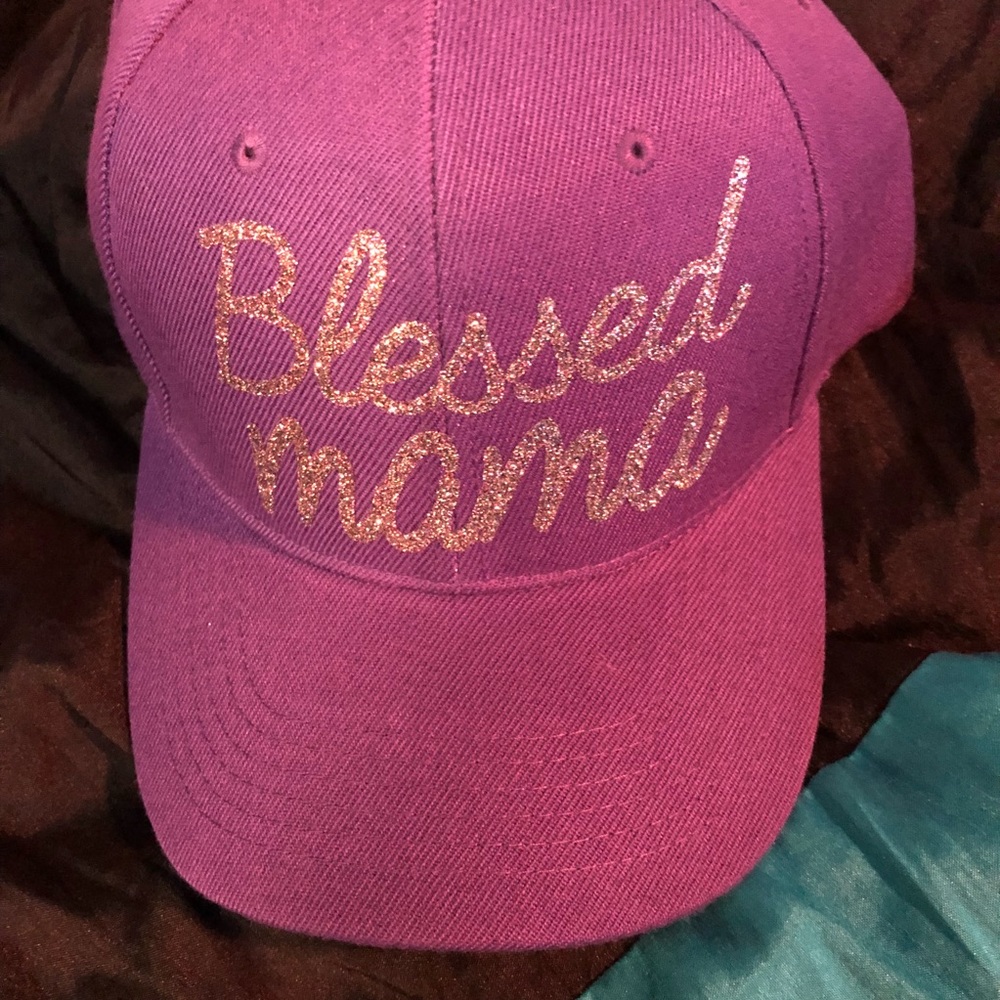 Blessed mama custom made hat